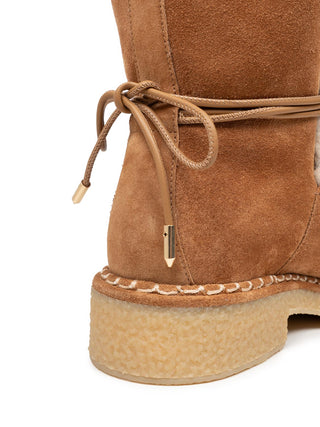 Megeve Stiefeletten aus Wildleder und Shearling