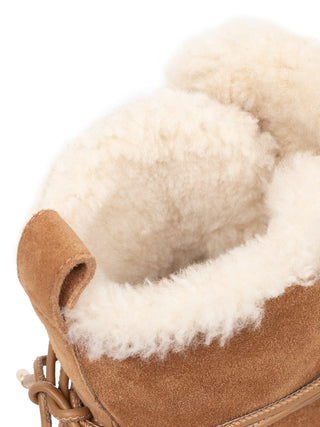 Megeve Stiefeletten aus Wildleder und Shearling