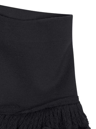 Krinoline-Rock aus Wolle mit Rüschen