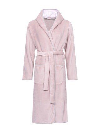 Morgenmantel Flauschi in Rosa
