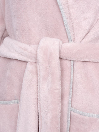 Morgenmantel Flauschi in Rosa