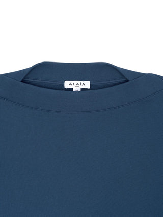 Boatneck Sweatshirt in Petrol