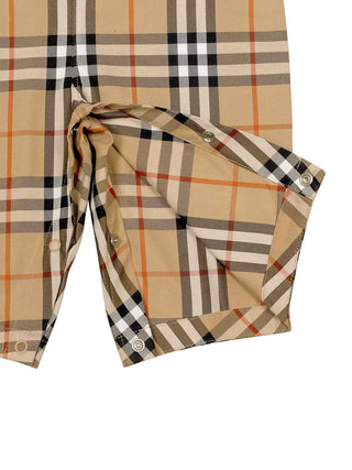 Dreiteiliges Jungen-Geschenkset aus Baumwolle - Sand Beige