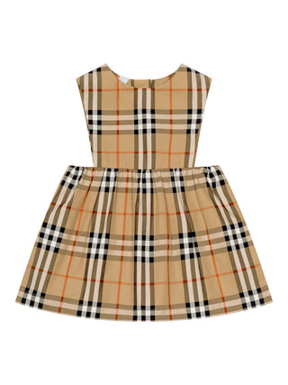 Dreiteiliges Mädchen-Geschenkset aus Baumwolle - Sand Beige