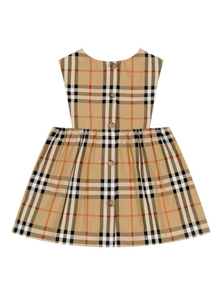 Dreiteiliges Mädchen-Geschenkset aus Baumwolle - Sand Beige