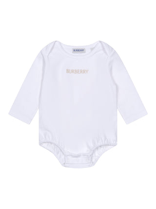 Dreiteiliges Mädchen-Geschenkset aus Baumwolle - Sand Beige