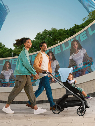 Dragonfly complete Gestell mit Sitz - Graphite/Black/Skylineblue