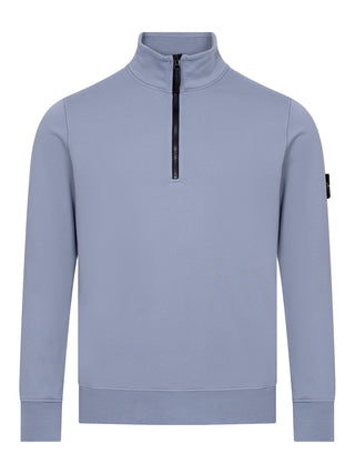 Sweatshirt mit Kompass-Logo und Half-Zip