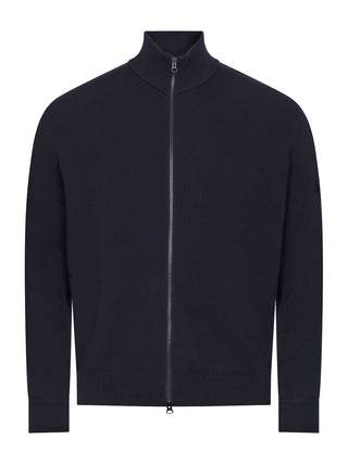 Cardigan mit Logo-Patch