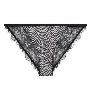 Wild Rose Brief mit Zebraprint