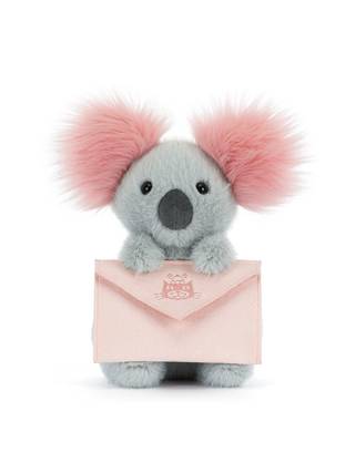 Koala mit Nachricht