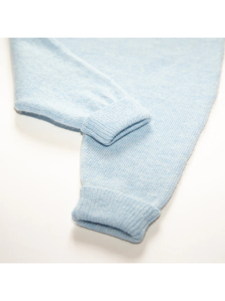 Kaschmir Babyset NIKA - Hellblau Mélange