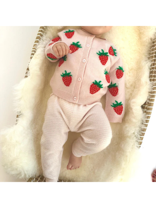 Hose BOBBY MINISTRIPE - Rosé/Weiß