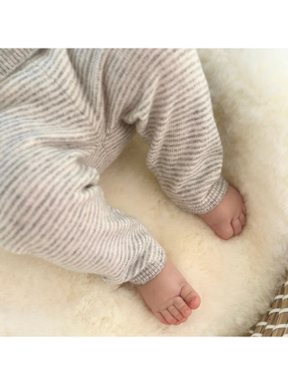 Hose BOBBY MINISTRIPE - Rosé/Weiß