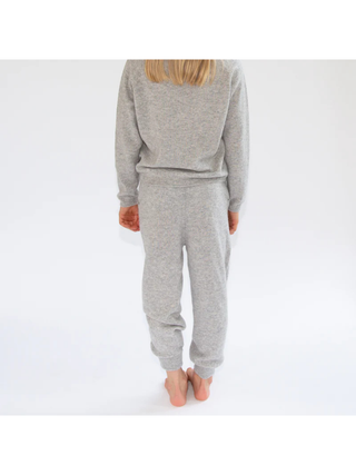 Kaschmir Hose CHARLIE - Hellgrau Mélange