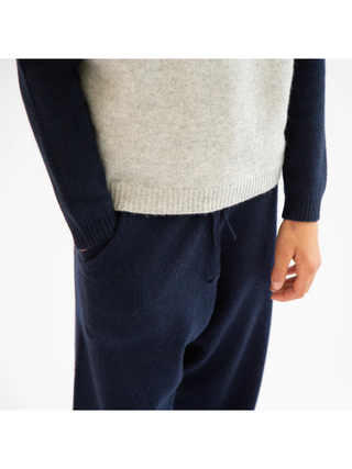 Kaschmir Hose CHARLIE - Dunkelblau