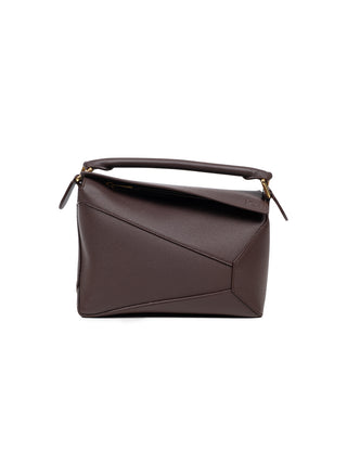Kleine Puzzle Edge Tasche aus weichem, genarbtem Kalbsleder