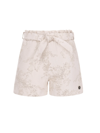 Fay Linn-Jacquard Shorts in Soft Gold