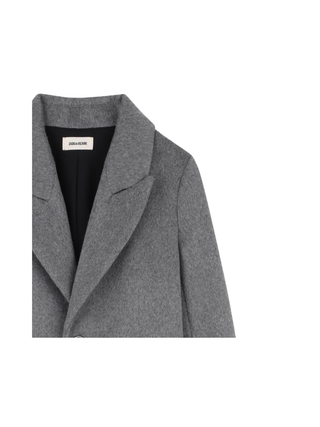 Klassischer Mantel in Grau