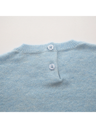 Kaschmirpullover ROCKET - Hellblau Mélange