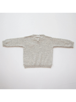 Kaschmirpullover CHERRY - Hellgrau Mélange