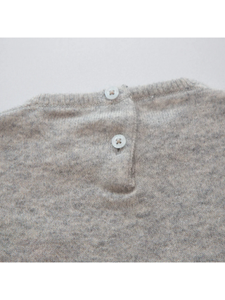 Kaschmirpullover CHERRY - Hellgrau Mélange