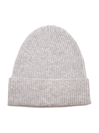 Kaschmirmütze MALU - Hellgrau Mélange