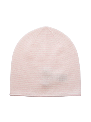 Kaschmirmütze KIM MINISTRIPE - Rosé