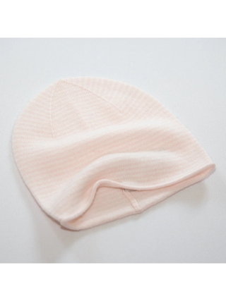 Kaschmirmütze KIM MINISTRIPE - Rosé