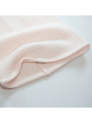 Kaschmirmütze KIM MINISTRIPE - Rosé