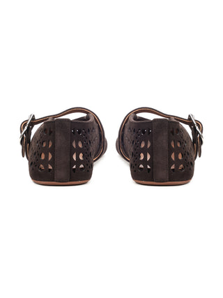 Ballerina Vienne aus Velourleder