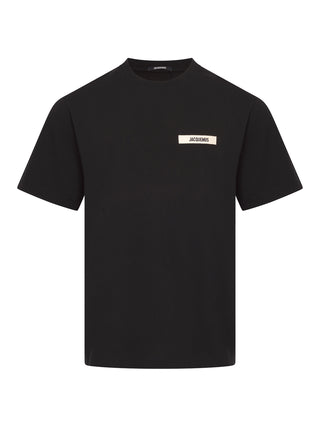 Le T-Shirt Gros Grain in Schwarz