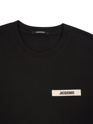 Le T-Shirt Gros Grain in Schwarz