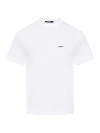 Le T-Shirt Gros Grain in Weiß