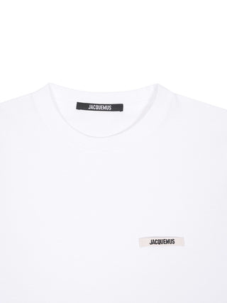 Le T-Shirt Gros Grain in Weiß