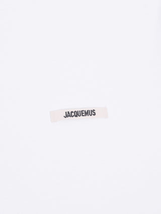 Le T-Shirt Gros Grain in Weiß