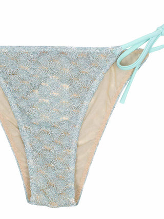 Triangle Bikini aus  Lamé-Viskose
