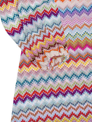 Hemdbluse mit Zick-Zack-Muster