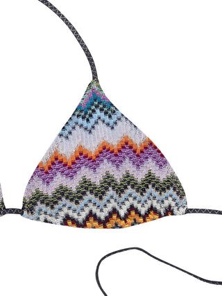 Triangle Bikini mit Zick-Zack-Muster