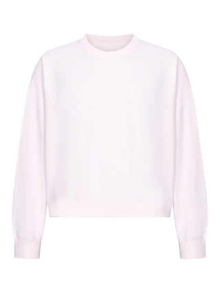 Fleece-Sweater Chelsea in Pastel Pink