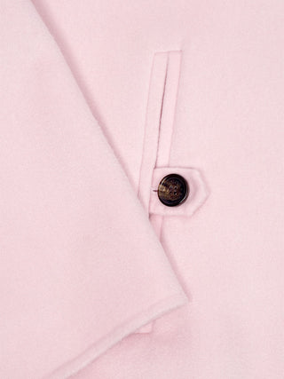 Boxy-Jacke aus Kaschmir in Baby Pink