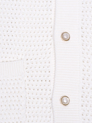 Strickhemd mit Diamanten-Logo