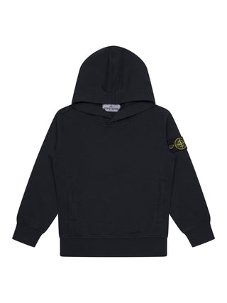 Hoodie mit Logo-Patch - Navy