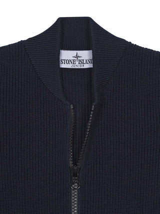 Strickjacke aus Baumwolle - Navy