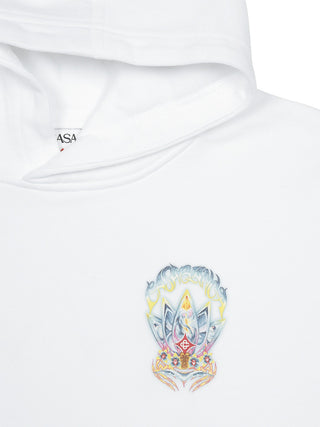 Boys Surf Lotus Hoodie - Weiß