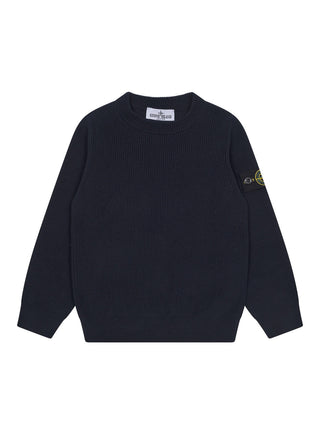 Strickpullover aus Baumwolle - Navy