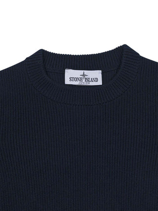 Strickpullover aus Baumwolle - Navy