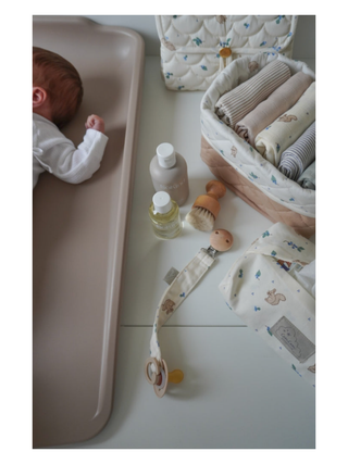 Gesteppte Wickelunterlage