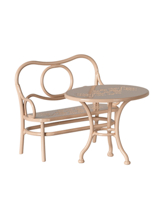 Café-Set, Maus, Groß - Blassrosa