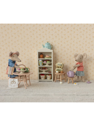 Café-Set, Maus, Groß - Blassrosa